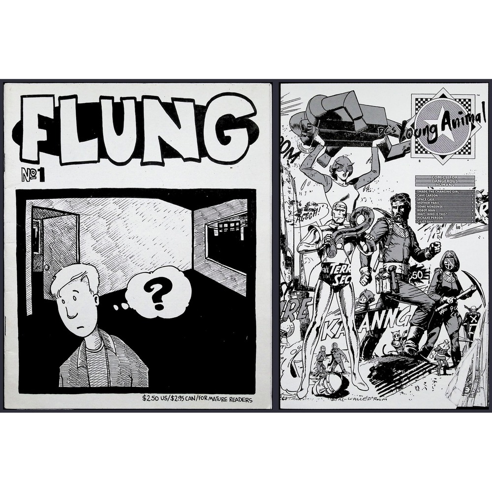 Flung DC Young Animal 2X Comic Lot #1 Dangerous Animals SDCC Ashcan Edition DC